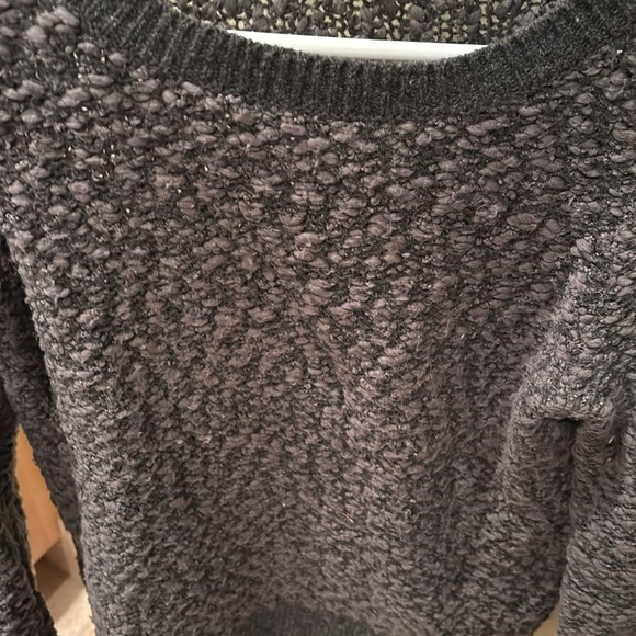 Moth woman's grey and dark grey cool sweater - Picture 4 of 10